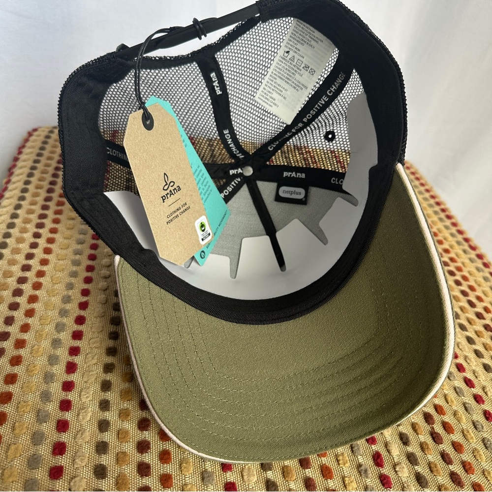 PrAna Lower Pines Trucker Cargo Green Horchata Unisex OS - Picture 9 of 9